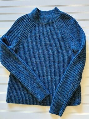 Banana Republic women Ribbed Mock-Neck Sweater